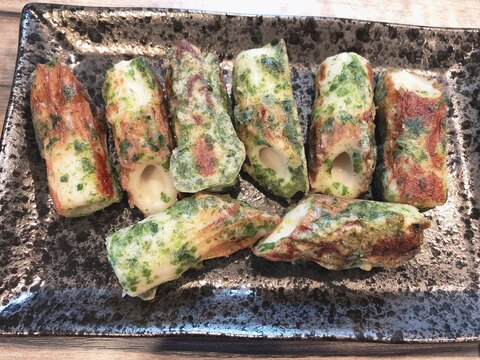 揚げない竹輪の磯辺揚げ